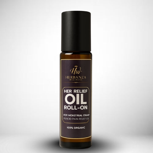 HER RELIEF OIL ROLL ON FOR PERIOD CRAMPS PAIN RELIEF